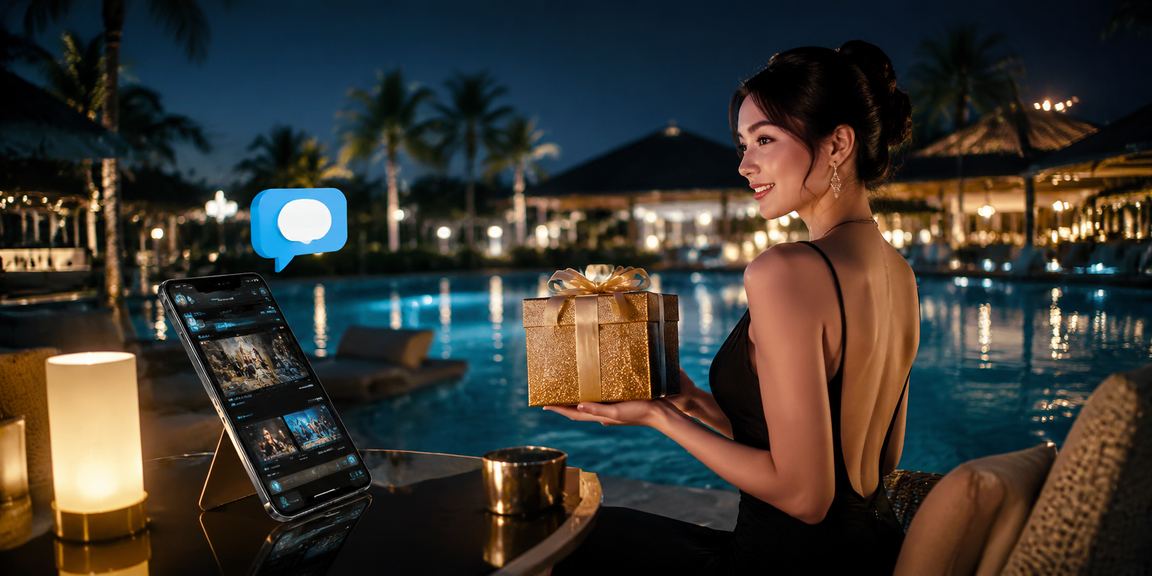 Người dùng tại Mũi Né kiểm tra thông tin ưu đãi VIP và đặt cược trực tuyến buổi chiều tối